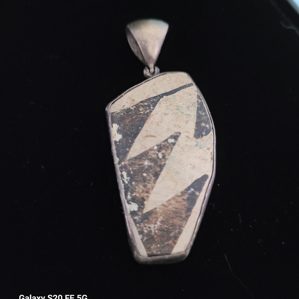 Vintage Handpainted Starborn Pendant